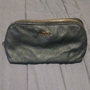 Coach Black Cosmetic Bag